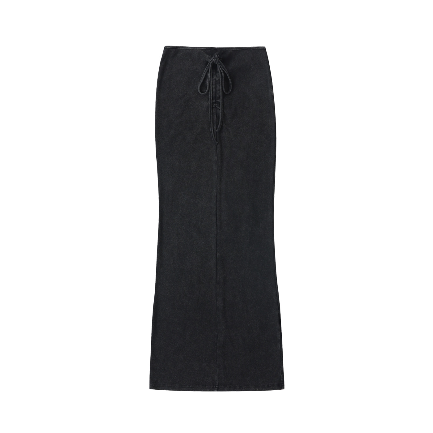 Svelte Washed Drawstring Maxi Skirt