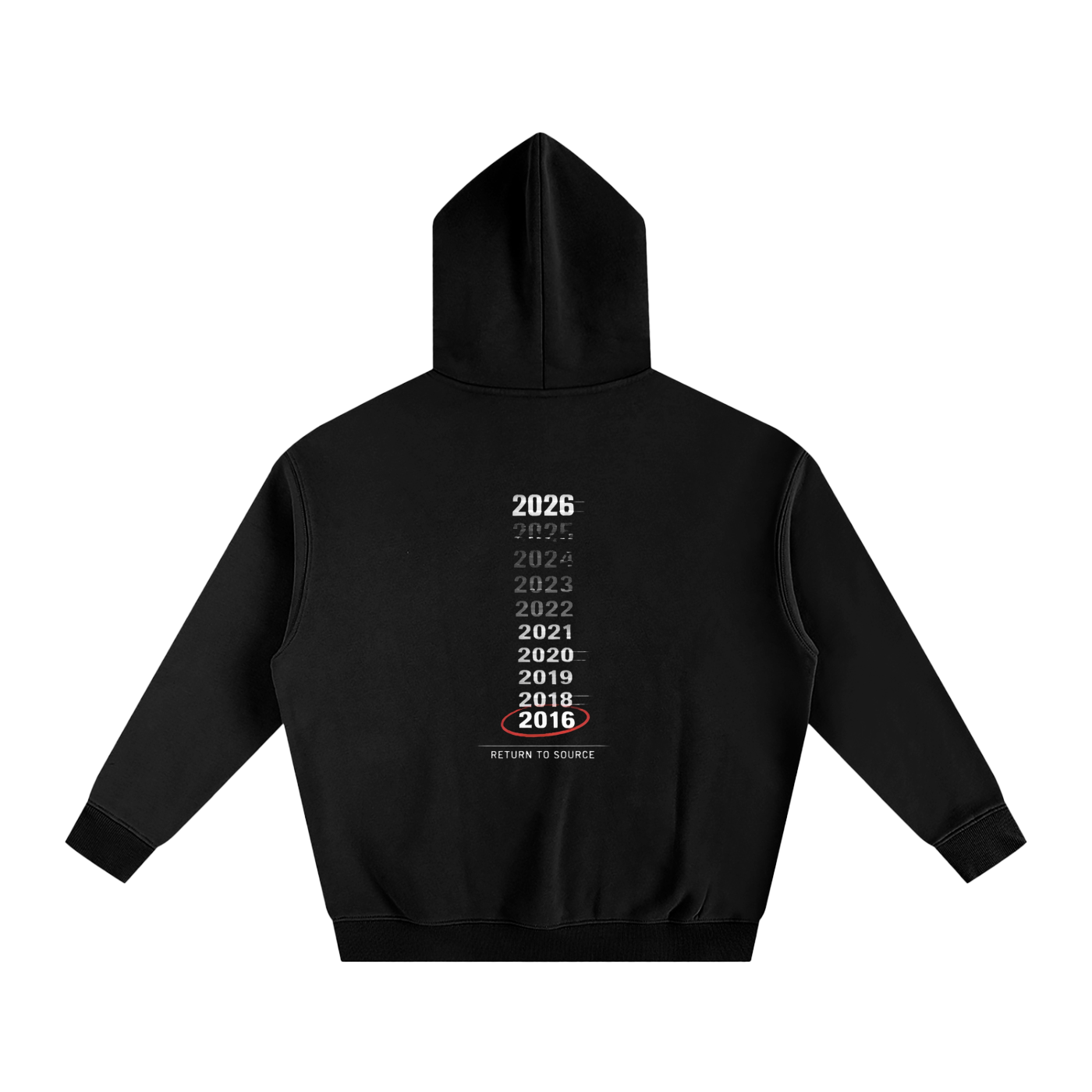 Trndsetter “Return to Source” Oversize Hoodie (Black)