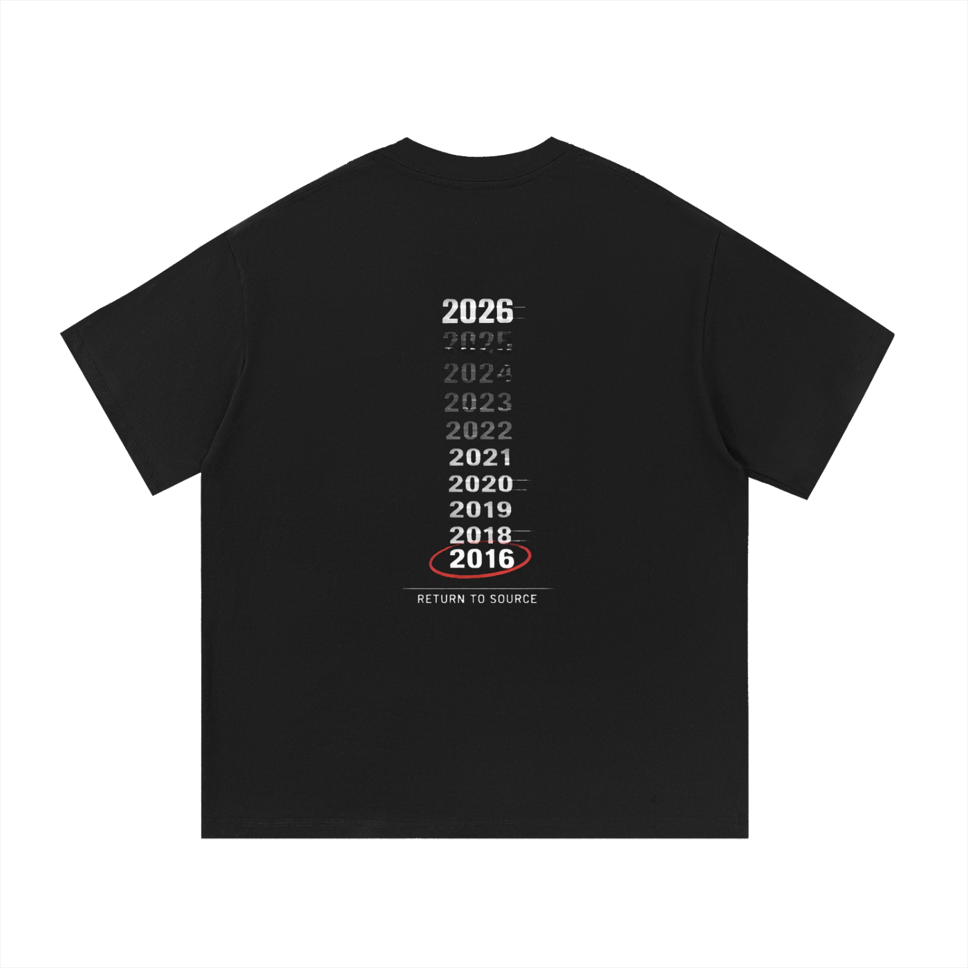 Trndsetter “Return to Source” graphic tee(Black)
