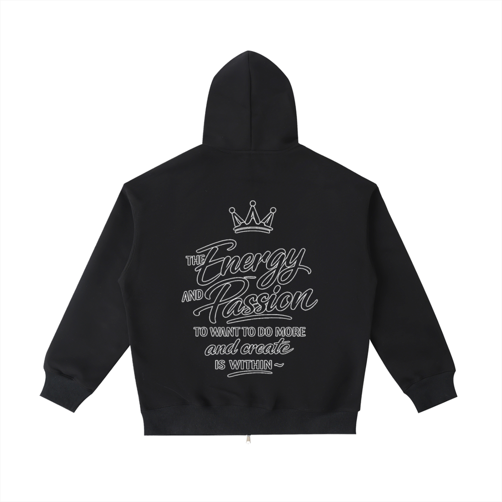 Youngsoul Energy & Passion Zip-Up (Black)