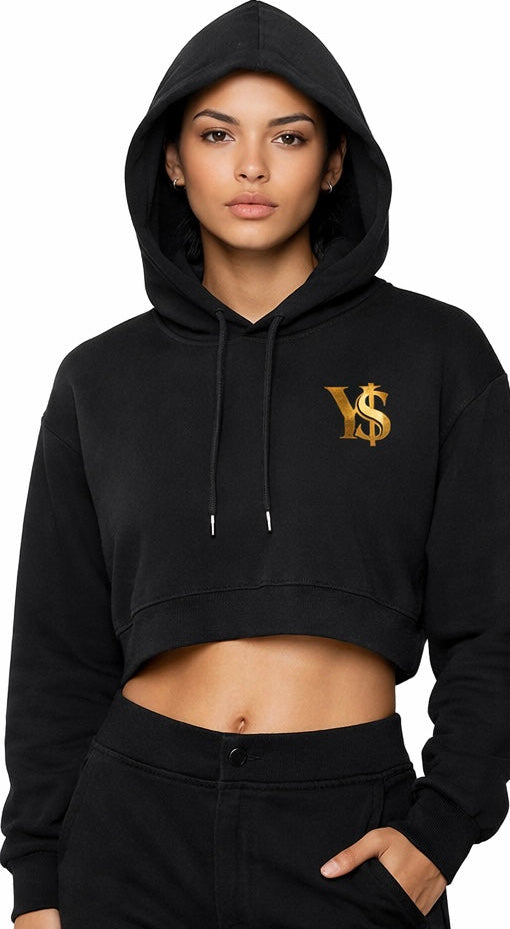 YoungSoul classic Cropped Hoodie -MS1