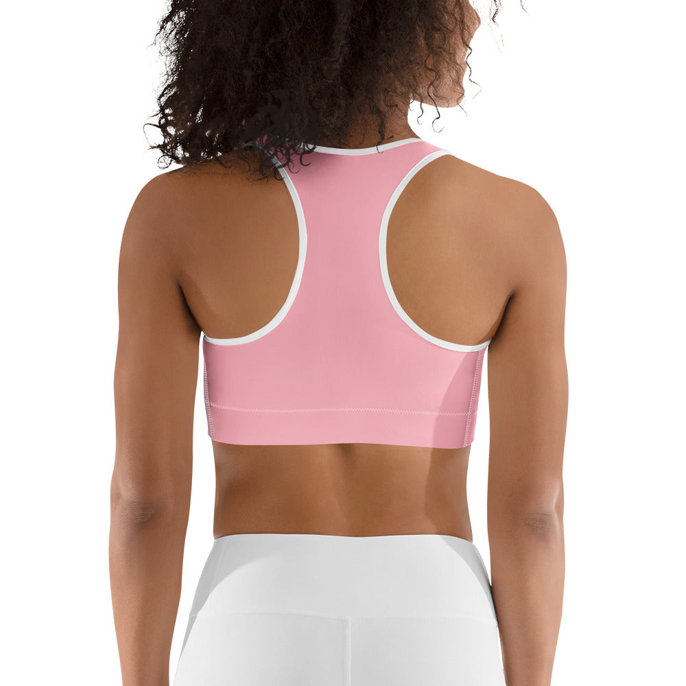 SVELTE Soft Pink Essential Sports Bra