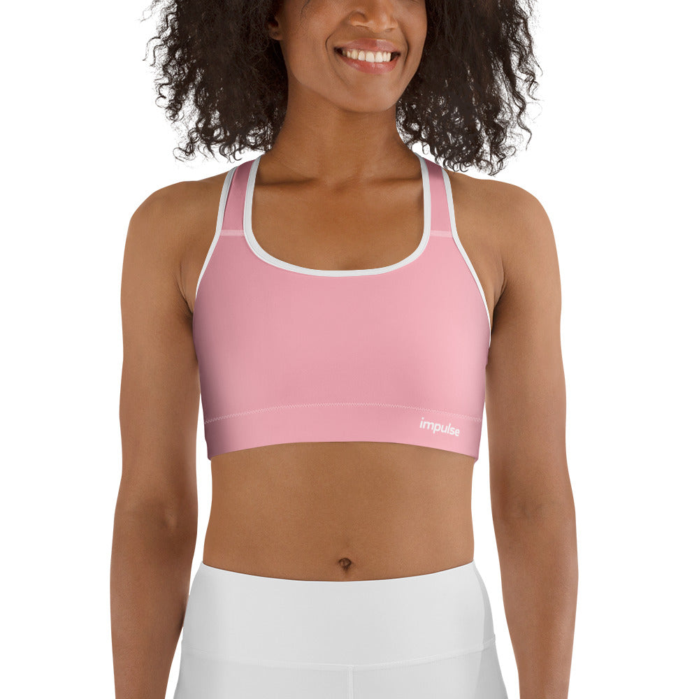 Impulse Performance Sculpt Bra — Soft Pink
