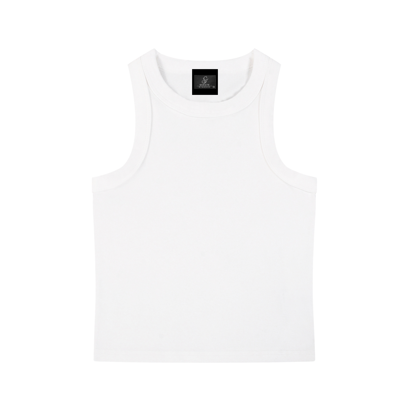Svelte Cloud White Tank Top